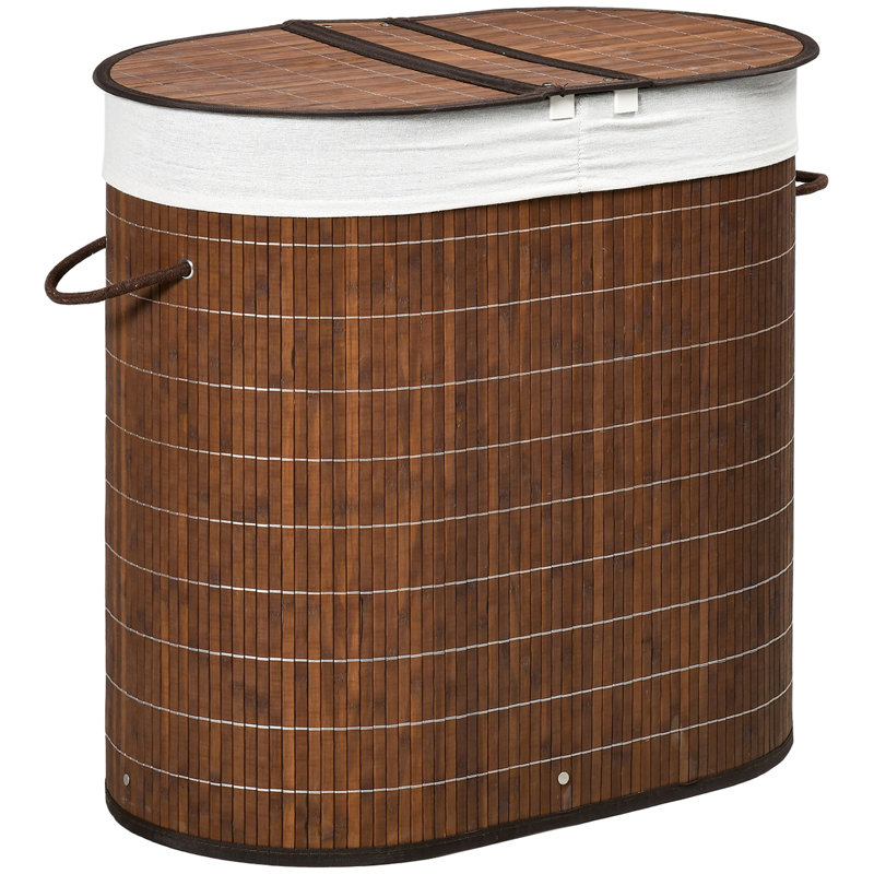 Bamboo Laundry Hamper with Handles