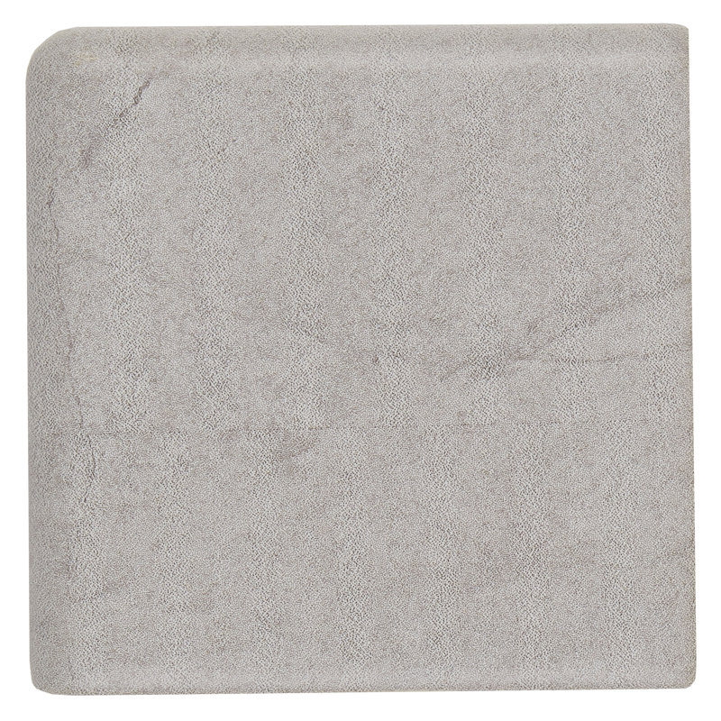 Carreau de céramique 3 "x 3" Bullnose, Blanc