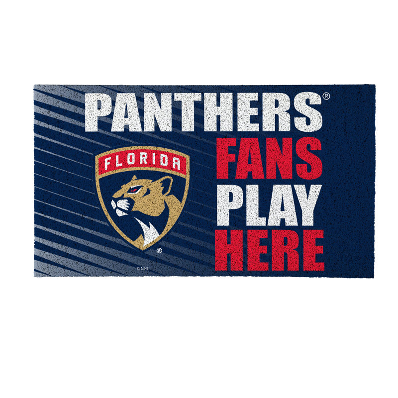 Florida Panthers Fan PVC Mat, 28"x16"