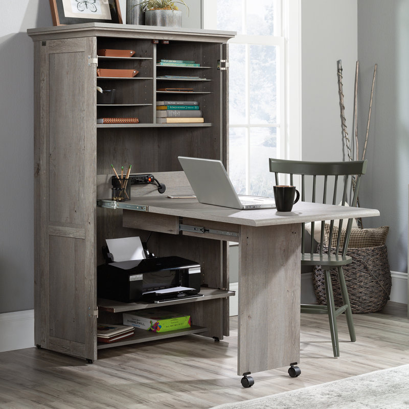 Ashburne Crafting Storage Cabinet, Pacific Maple