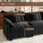 George 76.8" Chenille Modular Sectional Sofa-355168152