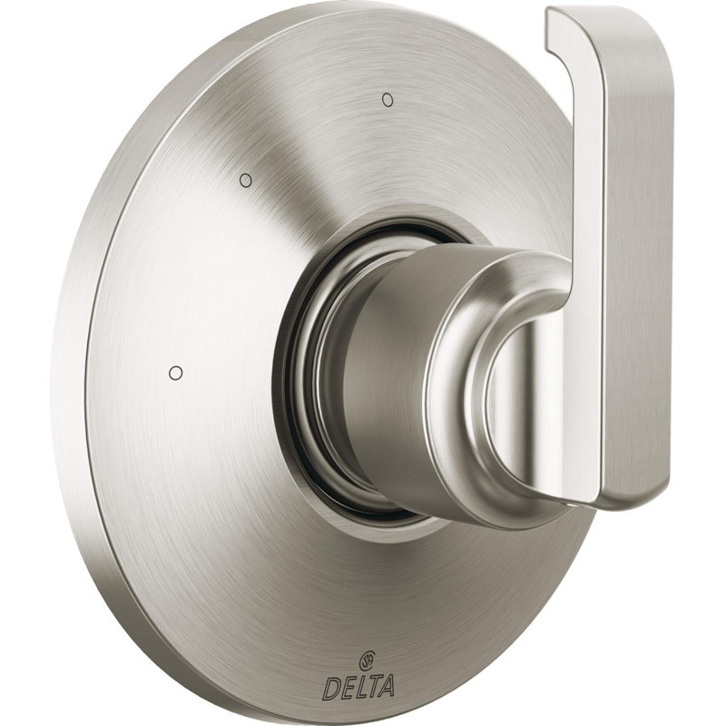Tetra 3-Setting Shower Diverter Valve Trim Kit, Shower Diverter Kit, Shower Faucet Diverter, Lumicoat Stainless