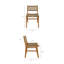Ensemble de salle à manger d'extérieur en bois de teck 5 pièces Rowe-1252032164