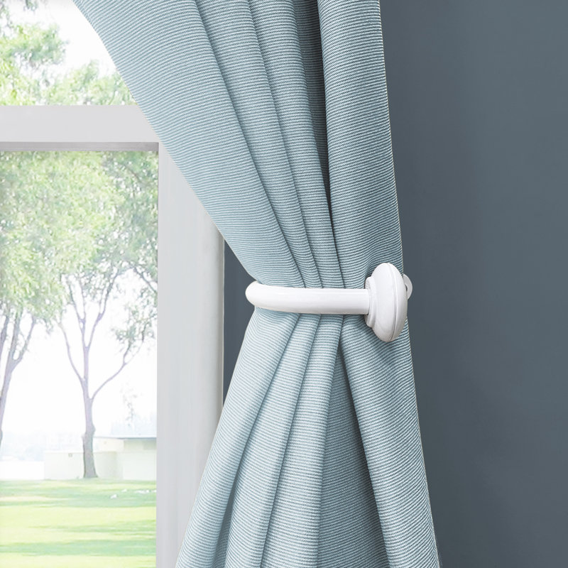5.9" Curtain Holdback/Tieback, White