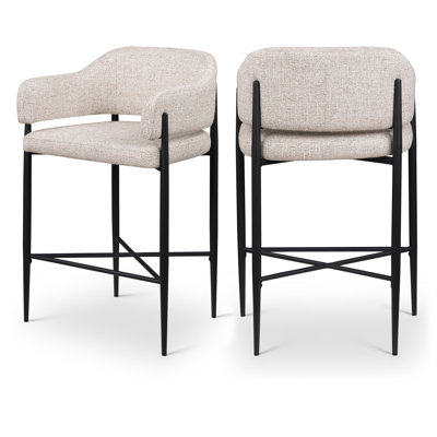 Sylas Fabric Counter Stool
