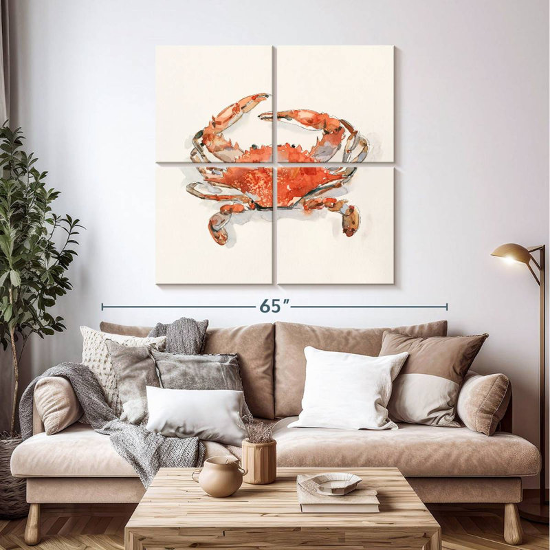 Yarlin Crusty Crab II, 45" H x 45" W
