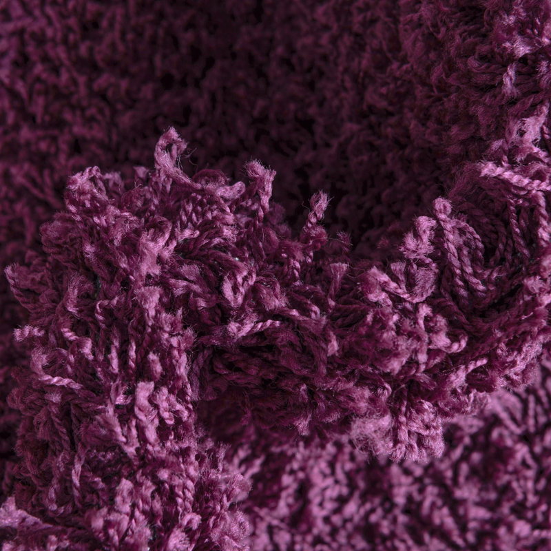 Tapis mauve aubergine Capwell, Ovale 3 pi 1 po x 5 pi 3 po