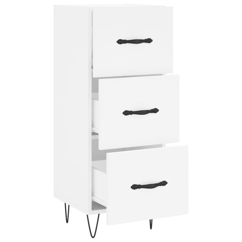 Malynda Sideboard 34,5x34x90 cm Engineered Wood, White