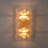 2-Light Glass Floral Wall Sconce