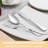 50 Piece Silverware Set Service for 10, Mirror Polished Cutlery Utensil Set