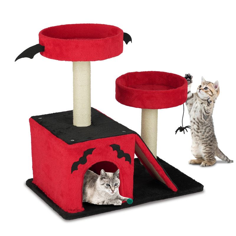 27.5'' Gothic Halloween Cat Tree