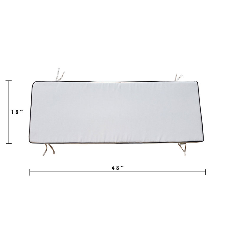 Coussin de banc d’intérieur/d’extérieur, 47 po