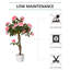 90cm Faux Flowering Tree in Pot