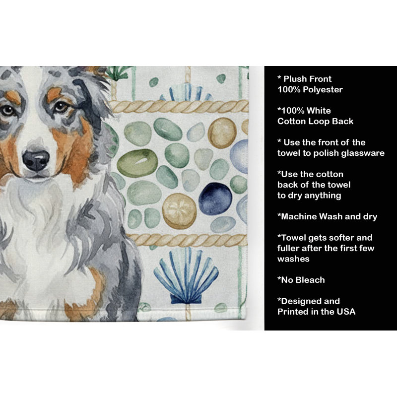 Serviette de cuisine Blue Merle, Blue Merle American Shepherd