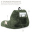 Coussin de dossier en fausse fourrure-108989353