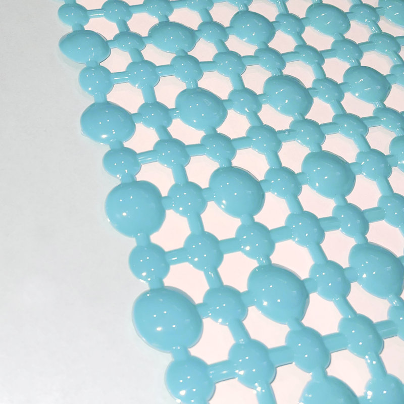 Tapis de douche en plastique Castaldo, H 12 po x l 12 po