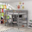 Lit mezzanine double avec bureau intégré Forston de Harriet Bee-1312678013