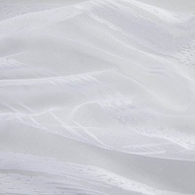 Broadway Striped Sheer Grommet Curtain Panel