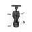 4.32" Hand Rail Bracket Wrought Iron