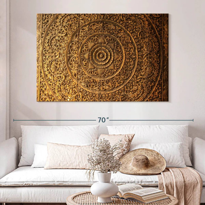 Kerner Carving, 34" H x 51" W