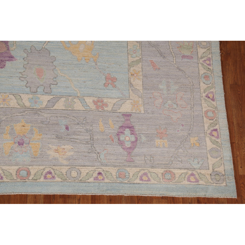 Rectangle Hand Knotted Cotton Area Rug