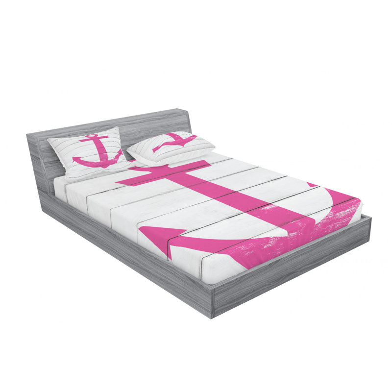 Microfiber Sheet Set, Queen Sheet Set with Fitted Sheet