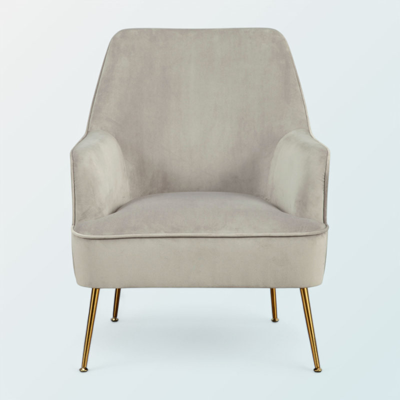 Chaise de loisir Eve, Velours gris velours