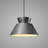 Logan 1 - Light Single Geometric Pendant- White Cord-45404097-45404116-45404112