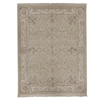 Tapis rectangulaire noué à la main