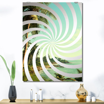Rhodes - Miroir mural bord de mer tropical MIR139729