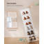 Clear Shoe Boxes, Set Of 12 Shoe Storage Organsiers, Transparent, Easy Assembly, 33.2 X 23 X 14.5 Cm, For Shoes Up To UK Size 9, Transparent And Cloud White-1539400168