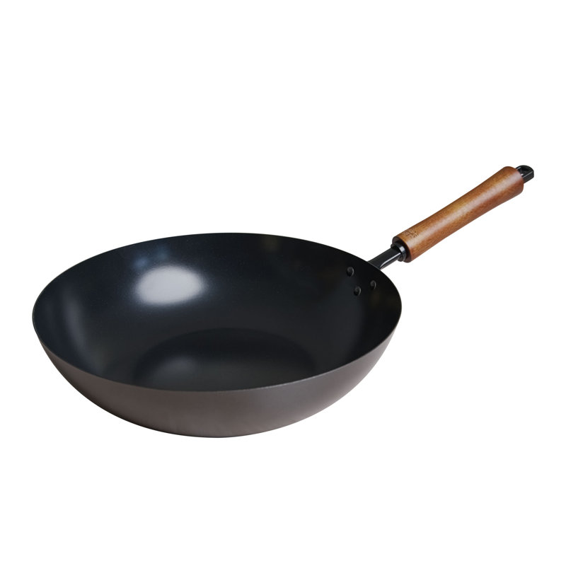 Joyce Chen Classic Series 12-inch Carbon Steel Nonstick Stir Fry Pan