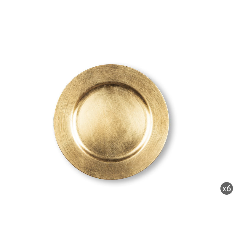 Solid Colour Charger, Gold