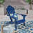 Foldable Adirondack Chair – Acacia Wood, Outdoor, Classic Slat Design, Space-Saving-195505427