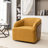 Andretta Faux Leather Swivel Barrel Chair-501394316