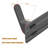 Aluminum Hook Rack Set of 2 - Gray-2099502837