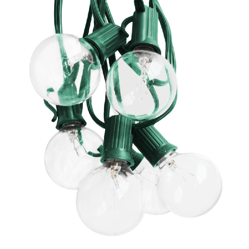 Blairsden Outdoor 100 - Bulb 1200'' Plug-in Globe String Light, Green