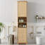 Armoire à linge autoportante pour rangement de salle de bain