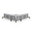 Lakeview Modern Outdoor Aluminum Sectional-776013036