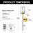 Aldegonde Crystal Armed Sconces