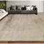 Abstract Area Rug in Taupe