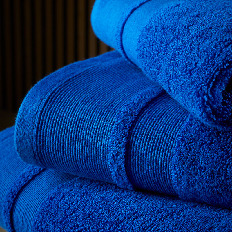 Zero Twist Cotton Modal Hand Towel, Blue