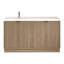 Meuble-lavabo autoportant 59 po avec lavabo gauche en acrylique renforcé Monterey-6087664-4094931