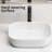 Classic Rectangle White Ceramic Lavatory Wash Basin, Fashion Aesthetic Layout, Stain - Surface , Quick Installation Arrangement Appeal, Surface, Process