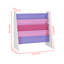 Lovely Multi-Use Multi-Tier Wood Book Display Rack with Canvas Holder  Shelves-290649763