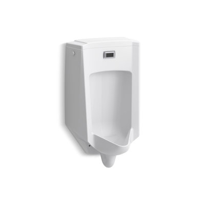 Bardon Wall-Hung Rear-Spud Touchless Urinal, 0.5 Gpf
