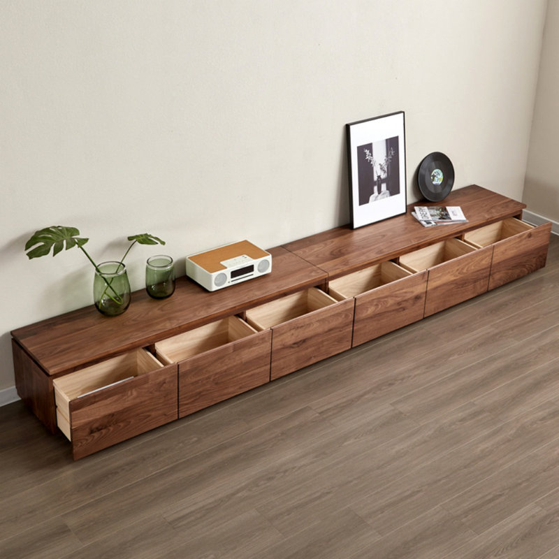 Modern Creative Solid Wood TV Stand