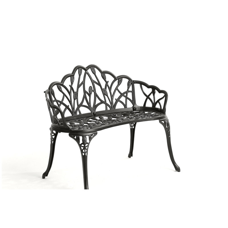 Banc en fonte d'aluminium