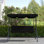 Balancelle d'extérieur 3 places avec auvent réglable