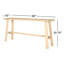 McGreggor 66'' Solid Wood Console Table